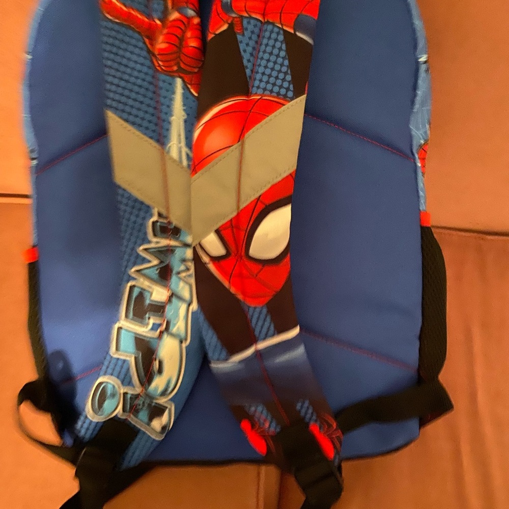 Spider-Man backpack with lunchbox